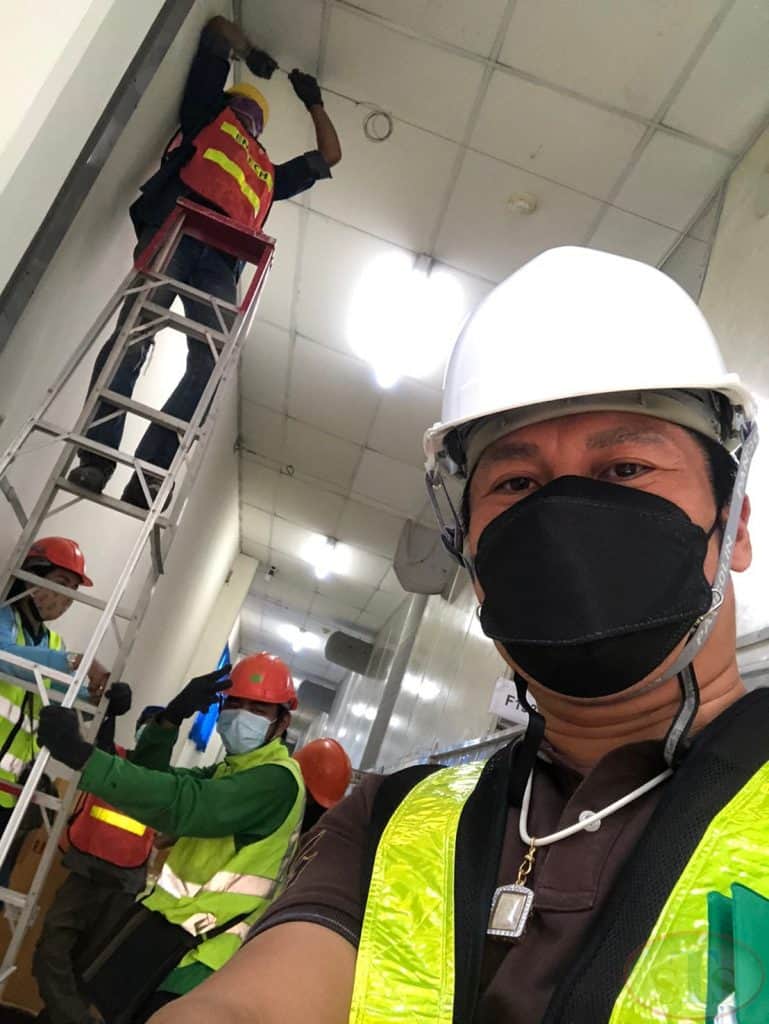 งานเดินท่อลม